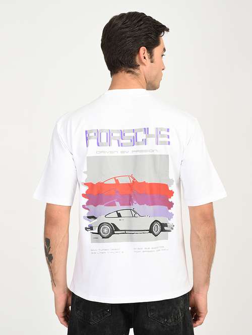 men printed short sleeve loose fit t-shirt - 22079923 - Standard Image - 0