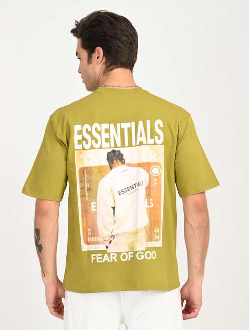 men printed short sleeve loose fit t-shirt - 22079926 -  Standard Image - 0