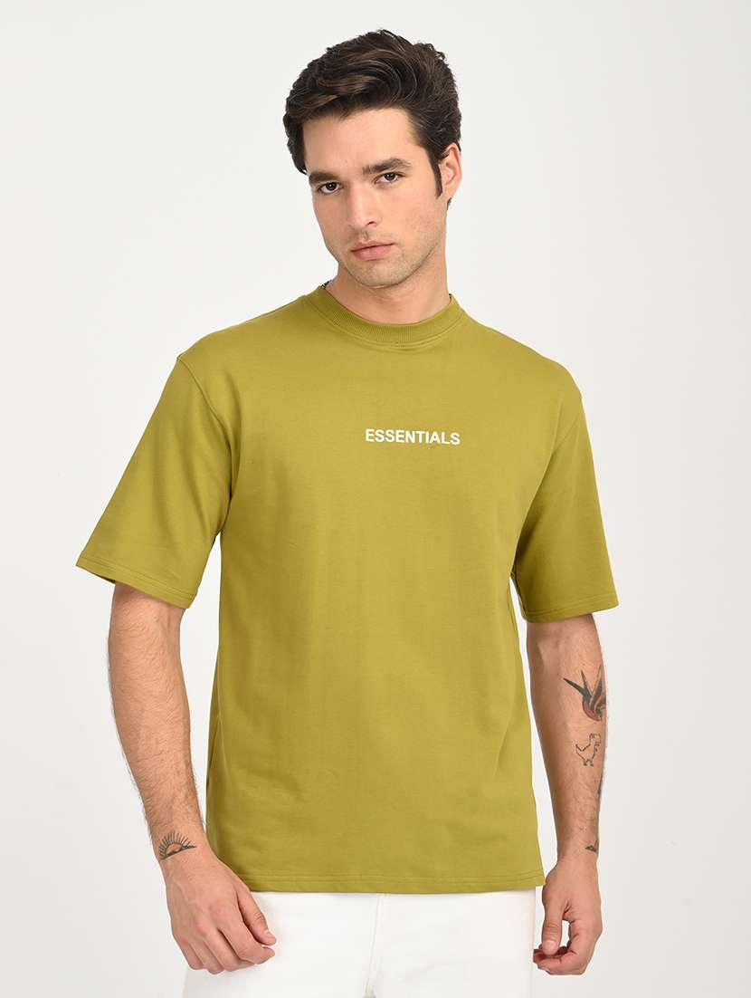 men printed short sleeve loose fit t-shirt - 22079926 -  Standard Image - 1