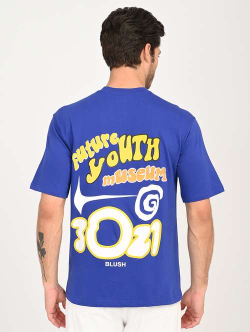 men printed short sleeve loose fit t-shirt - 22079927 -  Standard Image - 0