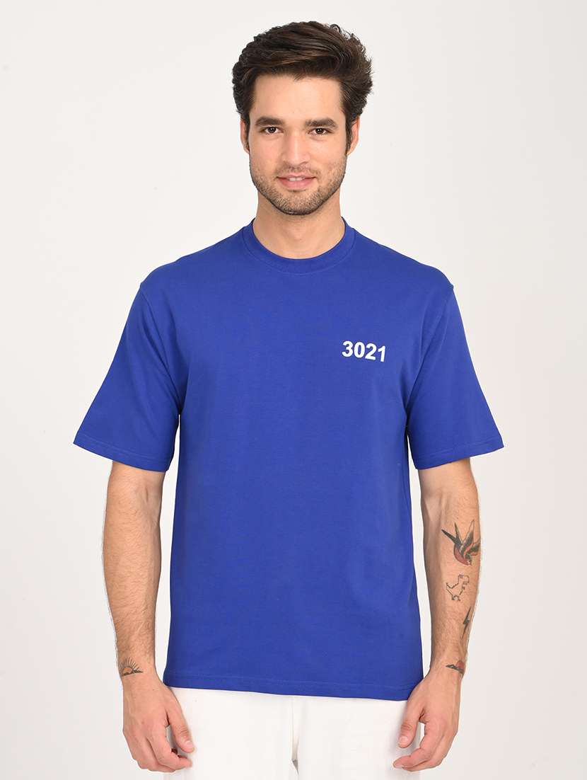 men printed short sleeve loose fit t-shirt - 22079927 -  Standard Image - 1