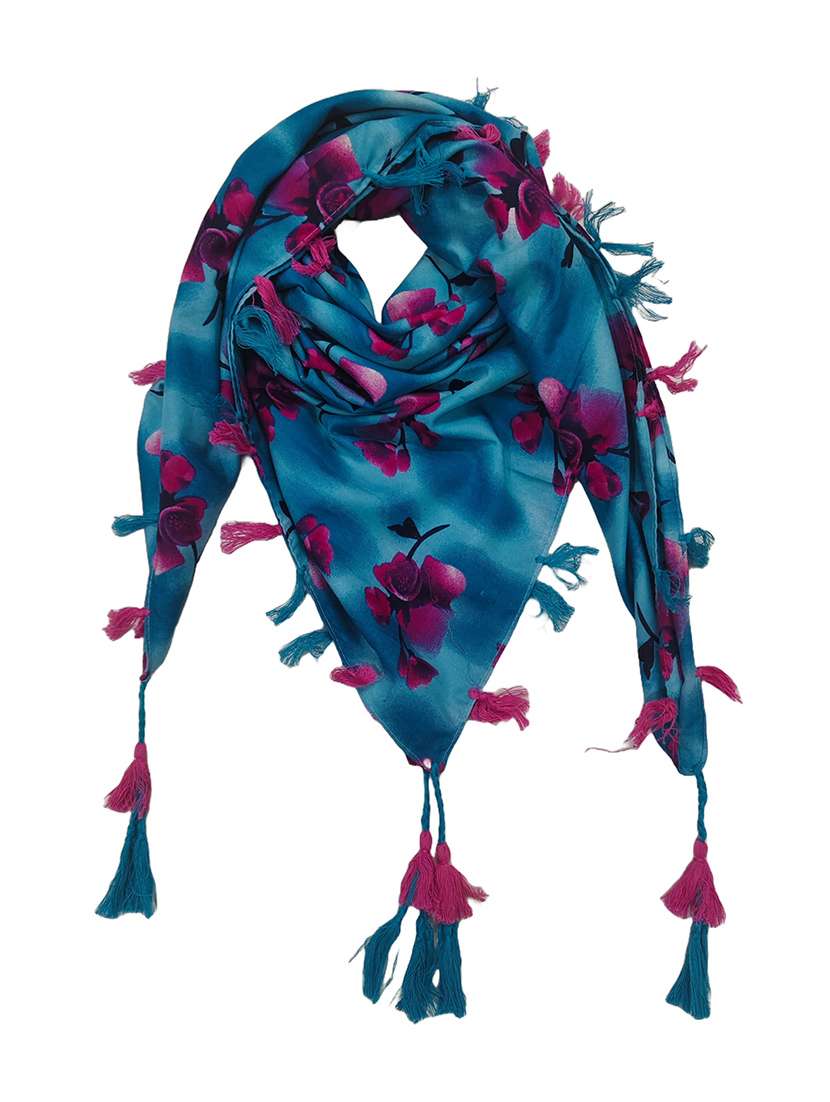women pack of 2 scarf with tassels - 22079949 - Standard Image - 1