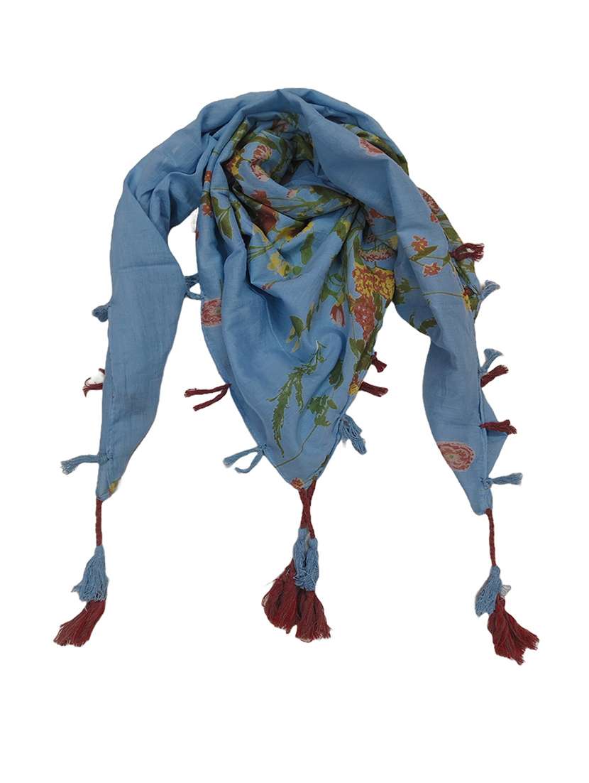 women pack of 2 scarf with tassels - 22079955 -  Standard Image - 1