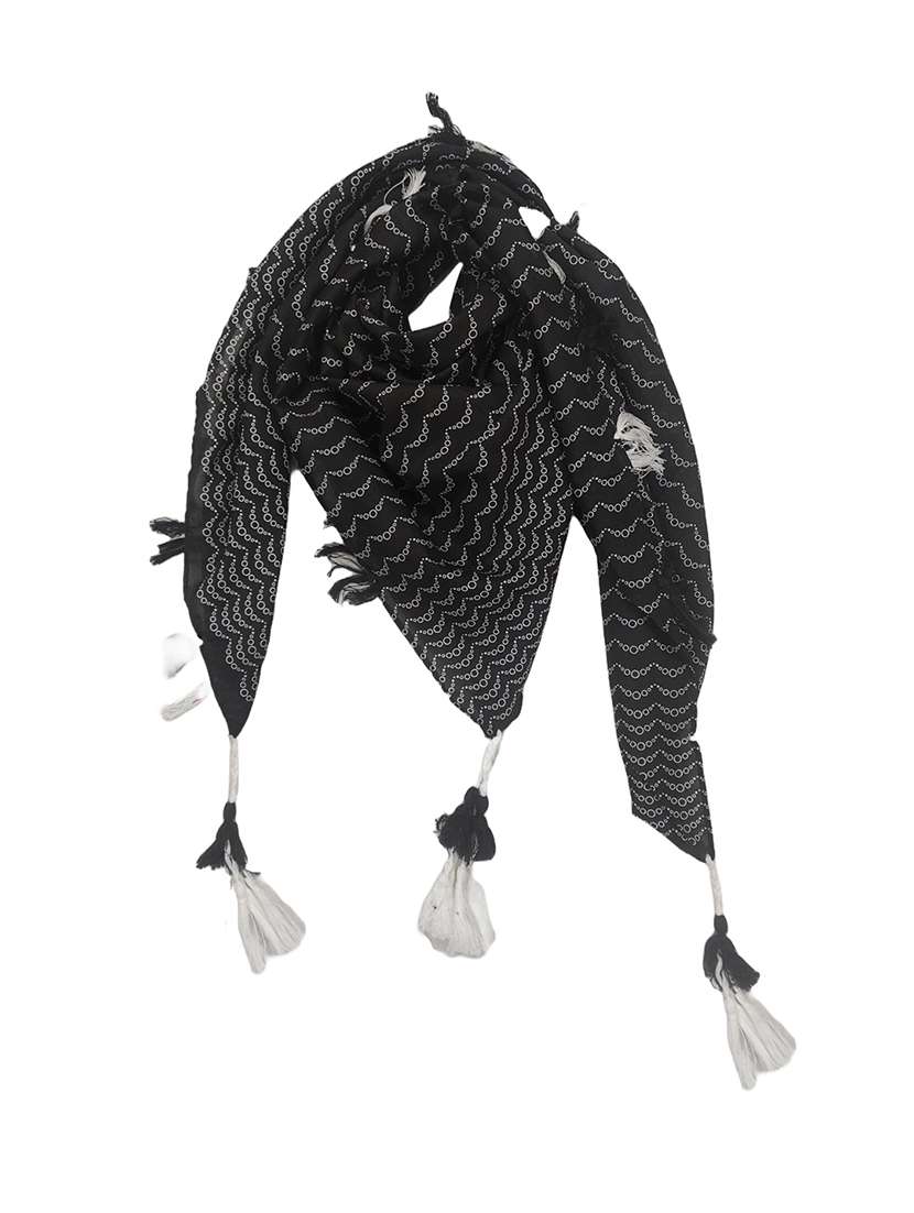 women pack of 2 scarf with tassels - 22079957 -  Standard Image - 1
