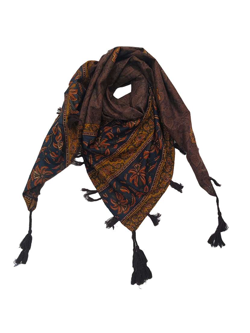 women pack of 2 scarf with tassels - 22079963 - Standard Image - 1