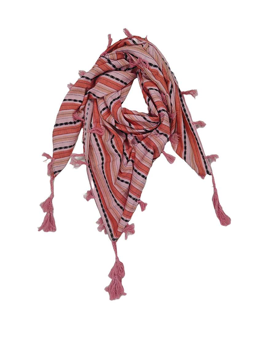 women pack of 2 scarf with tassels - 22079969 -  Standard Image - 1
