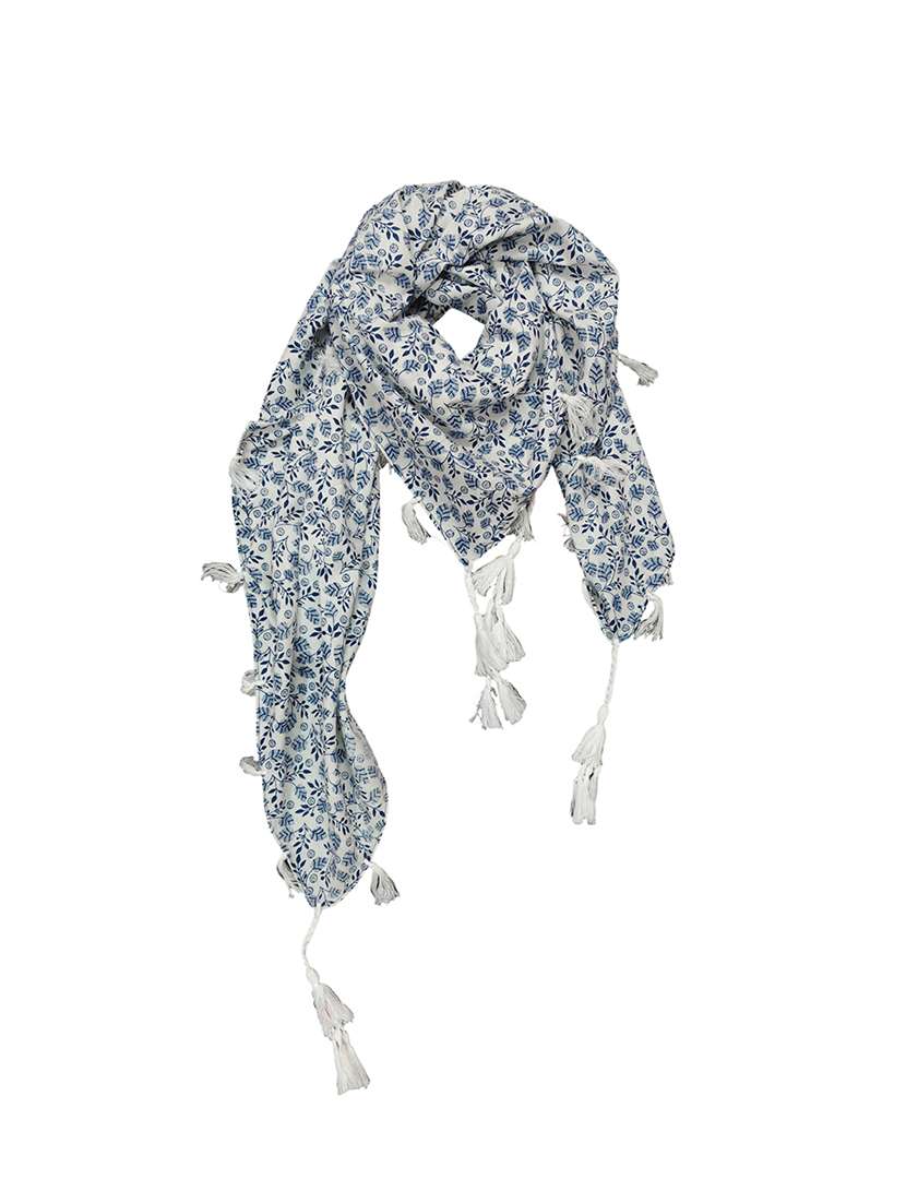 women pack of 2 scarf with tassels - 22079973 - Standard Image - 1