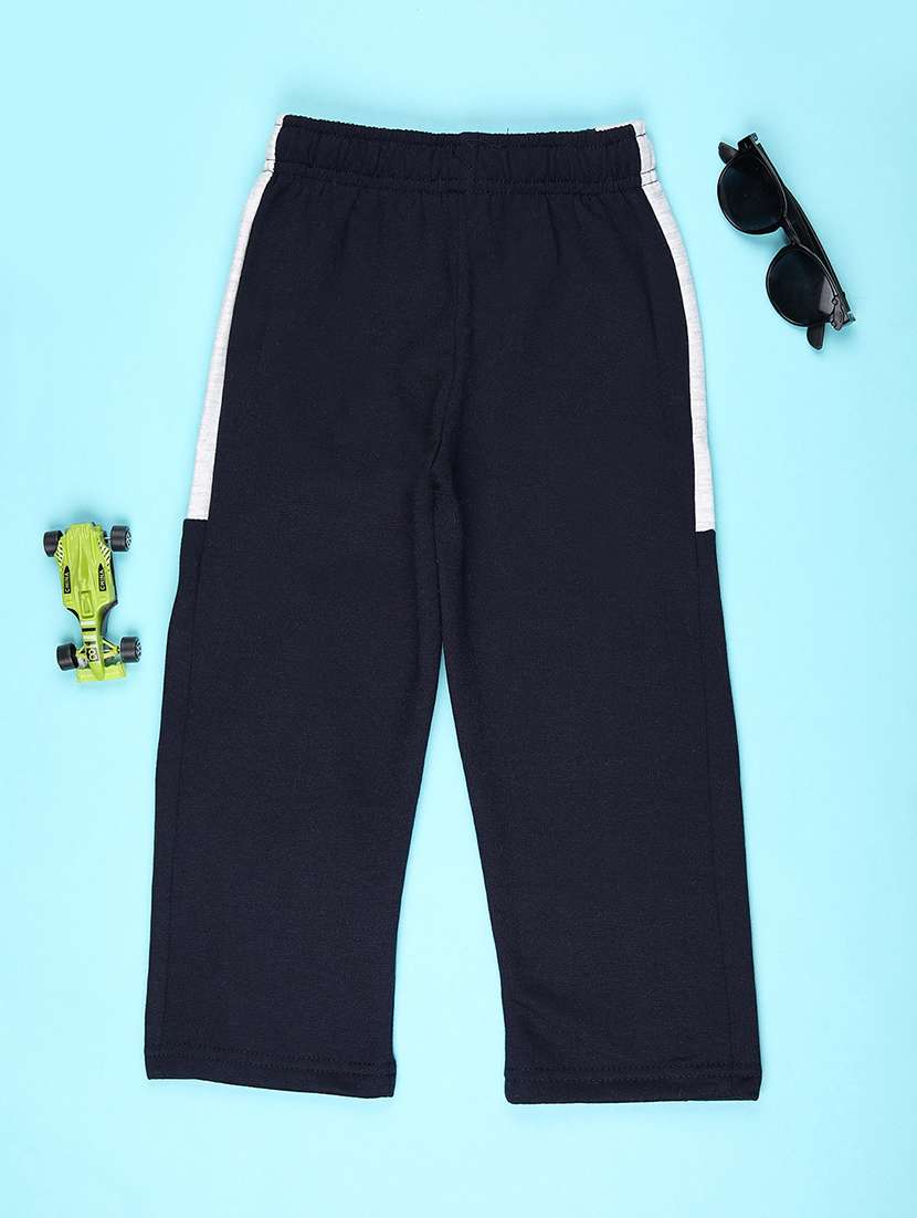 boys color blocked mid rise track pant - 22080302 -  Standard Image - 1
