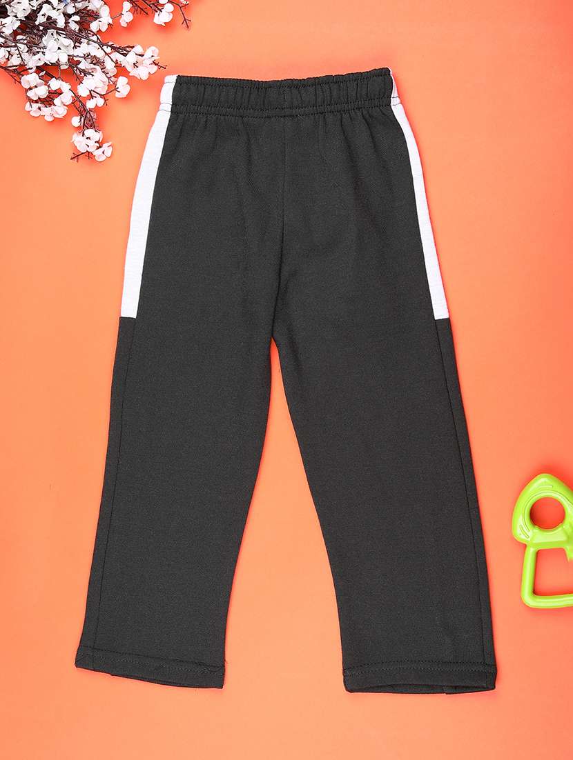 boys color blocked mid rise track pant - 22080303 -  Standard Image - 1