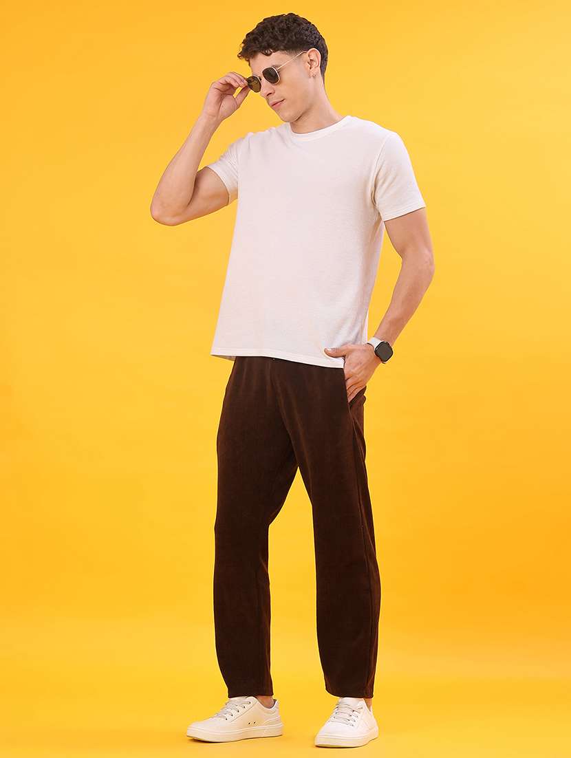 men solid mid rise lounge wear pyjama - 22080355 -  Standard Image - 4