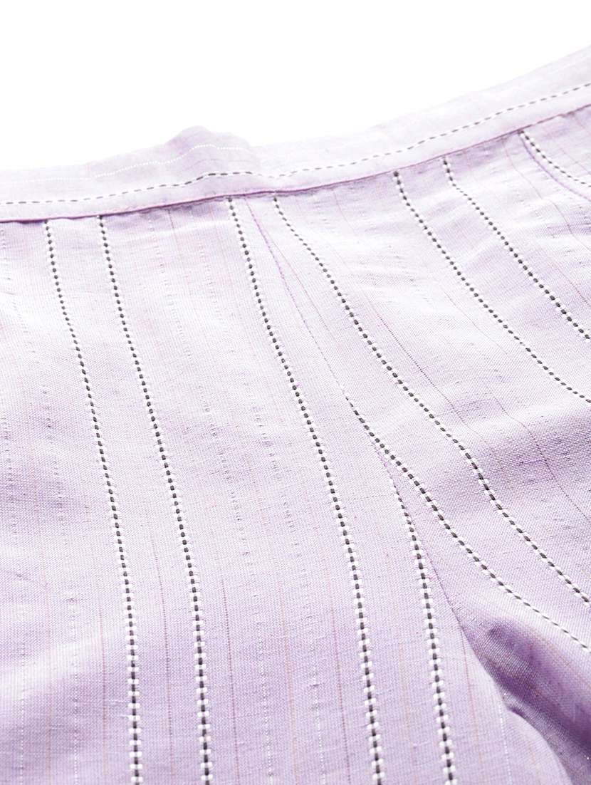 lavender cotton top and trouser set coord - 22080531 -  Standard Image - 6