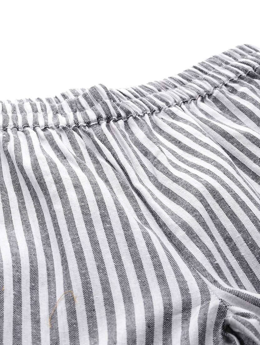 women striped top and trouser co-ord set - 22080541 -  Standard Image - 6