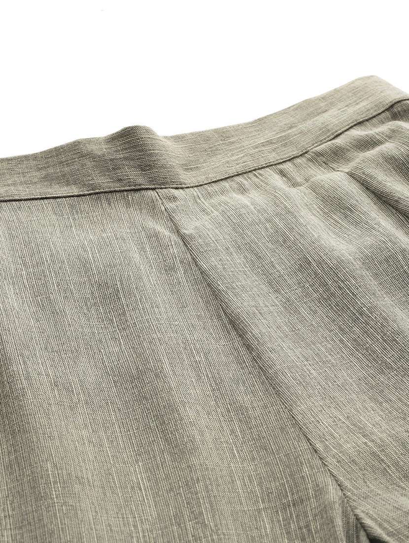 women solid shirt and trouser co-ord set - 22080548 -  Standard Image - 6