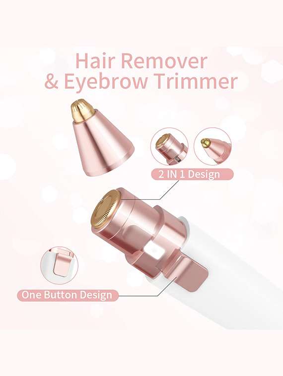 high quality battery operated 2in1 hair trimmer for face and brows - 22080579 - Standard Image - 4