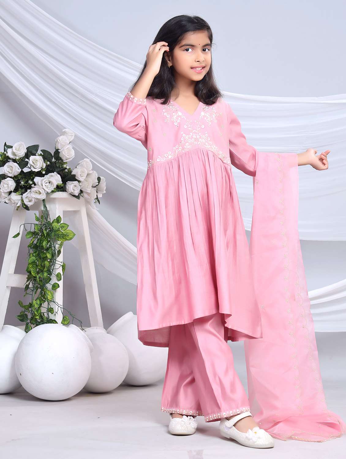 grey silk blend suit set - 22080645 -  Standard Image - 1