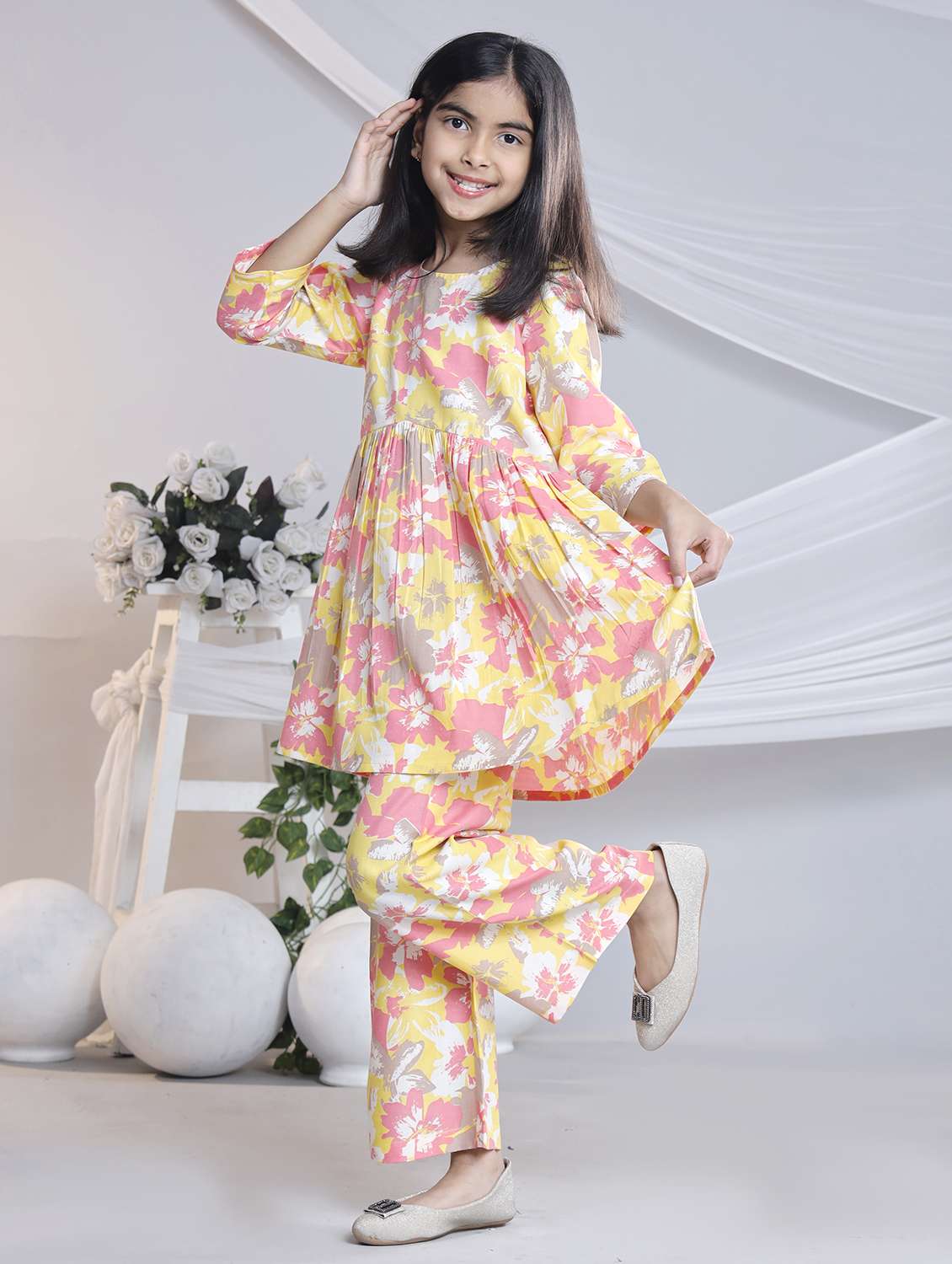 purist blue cotton suit set - 22080666 -  Standard Image - 1