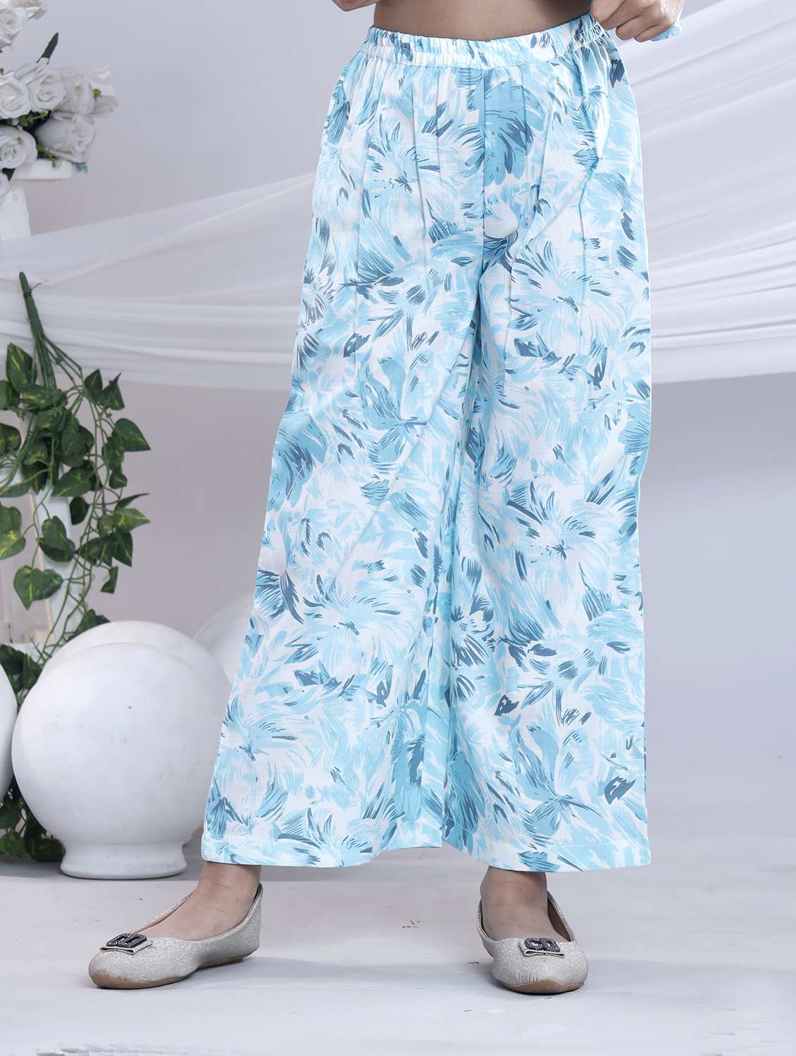 sea green cotton suit set - 22080668 -  Standard Image - 4