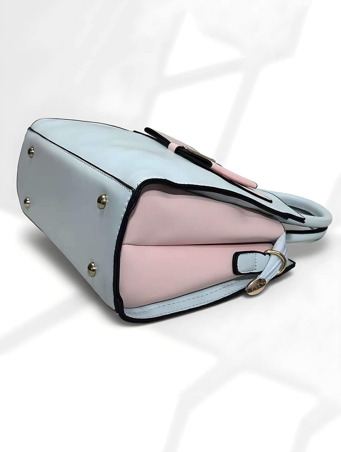 handbag bow detail pastel shade bag - 22080785 - Standard Image - 4