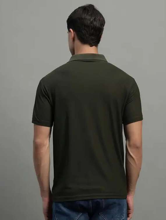 men striped short sleeve regular fit polo t-shirt - 22080916 - Standard Image - 1
