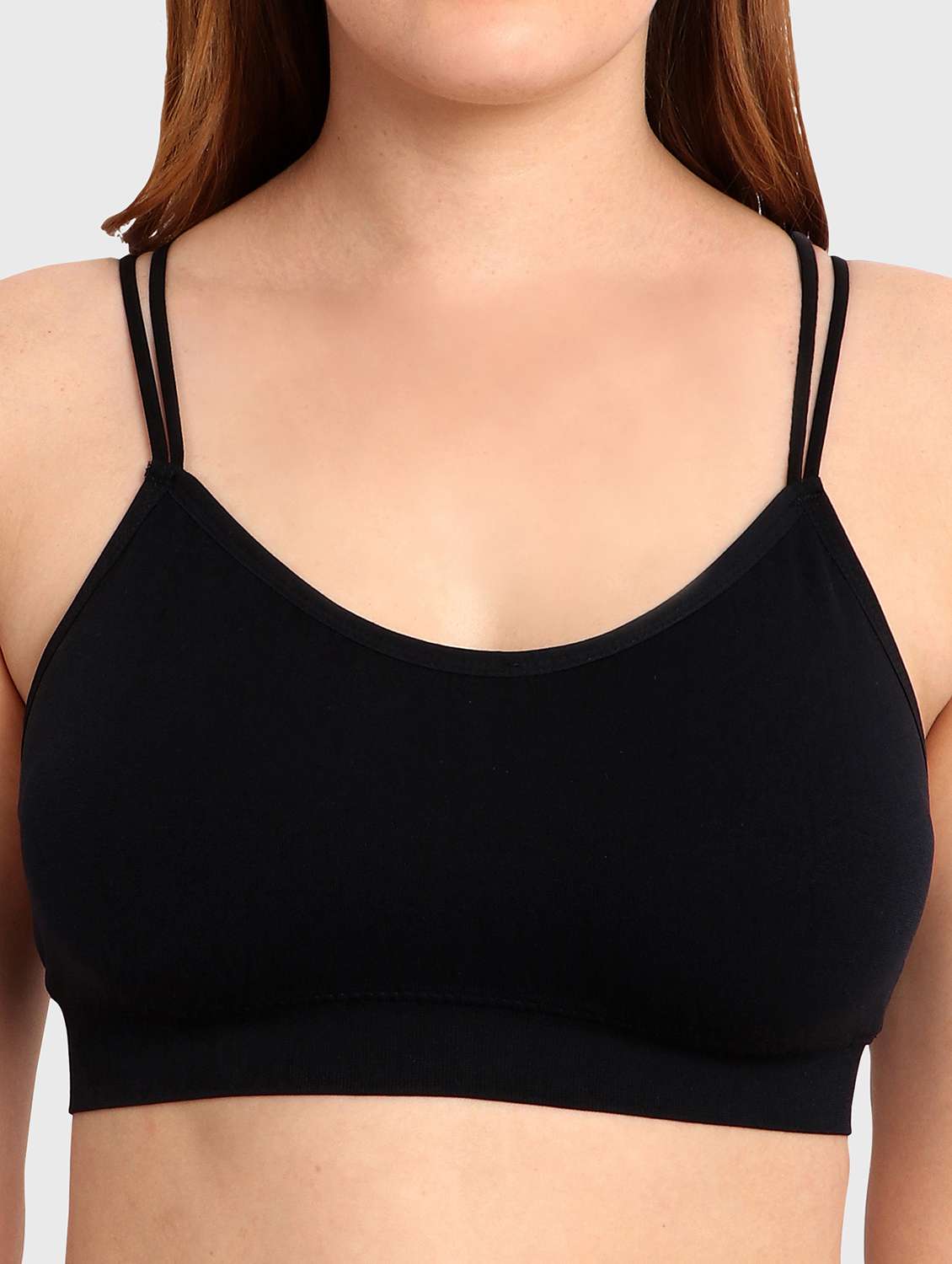 women solid bra and boy shorts set - 22080962 -  Standard Image - 4