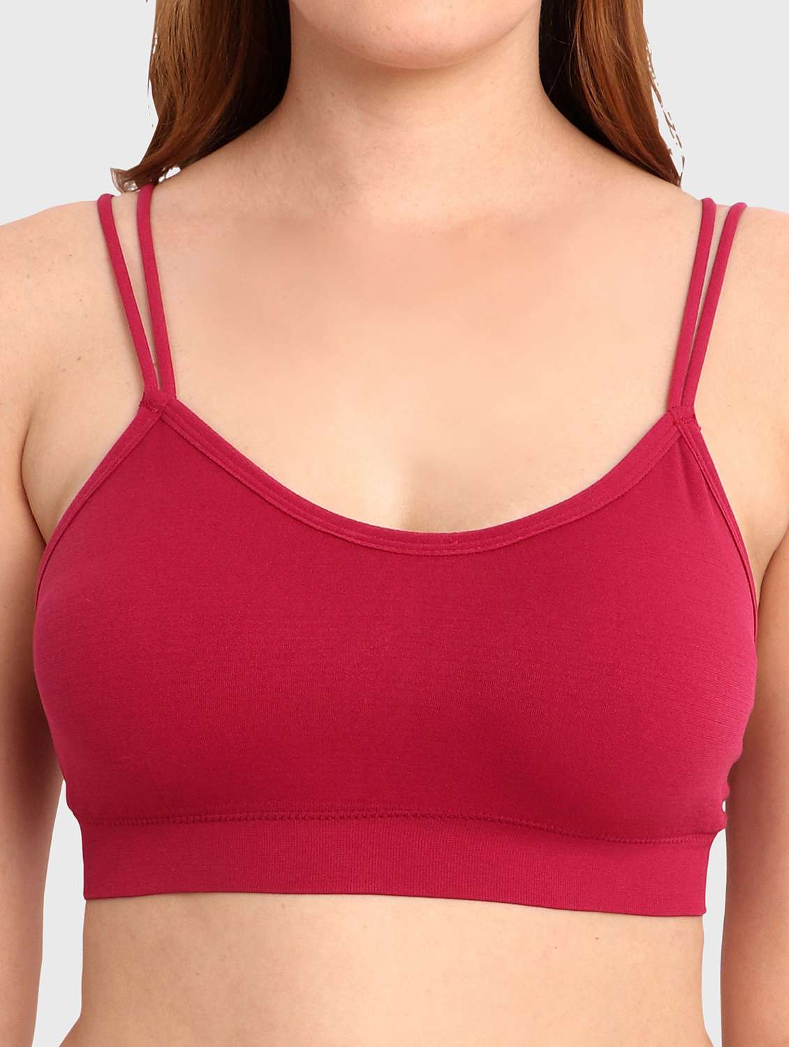 women solid bra and boy shorts set - 22080969 -  Standard Image - 4