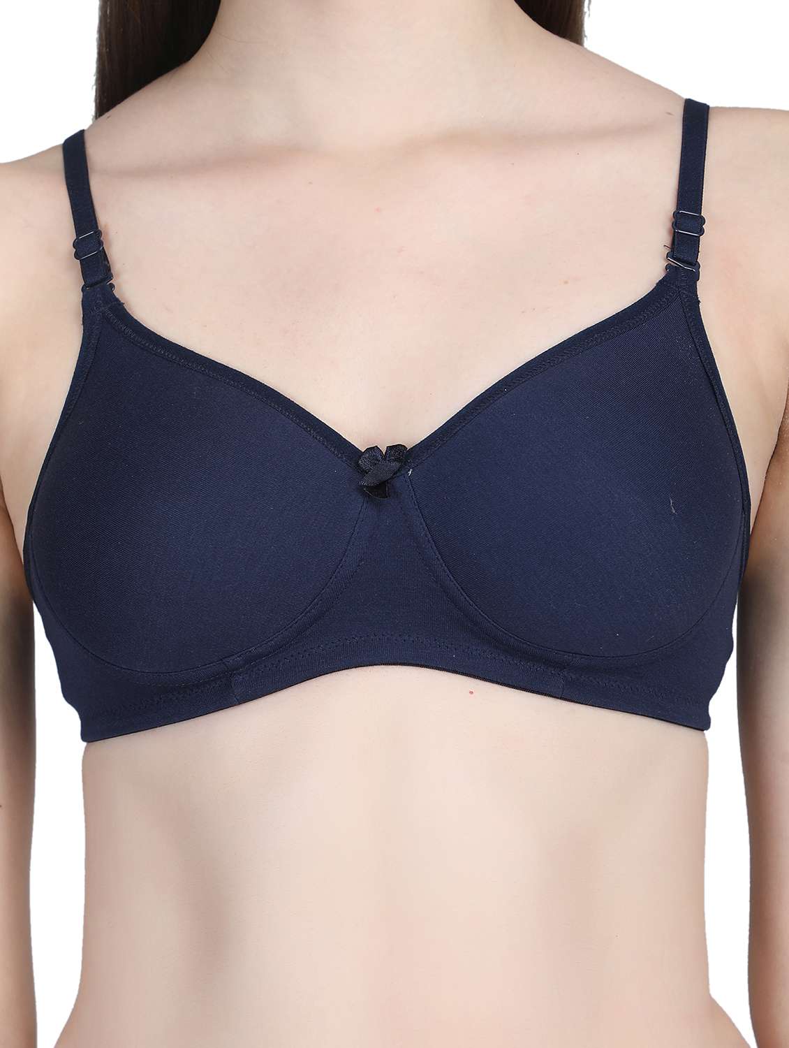 women solid bra and panty set - 22080972 -  Standard Image - 4