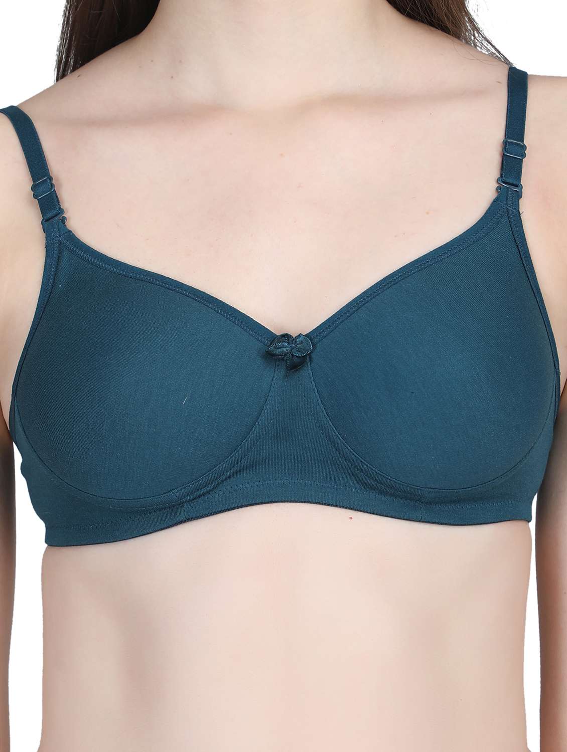 women solid bra and panty set - 22080973 -  Standard Image - 4