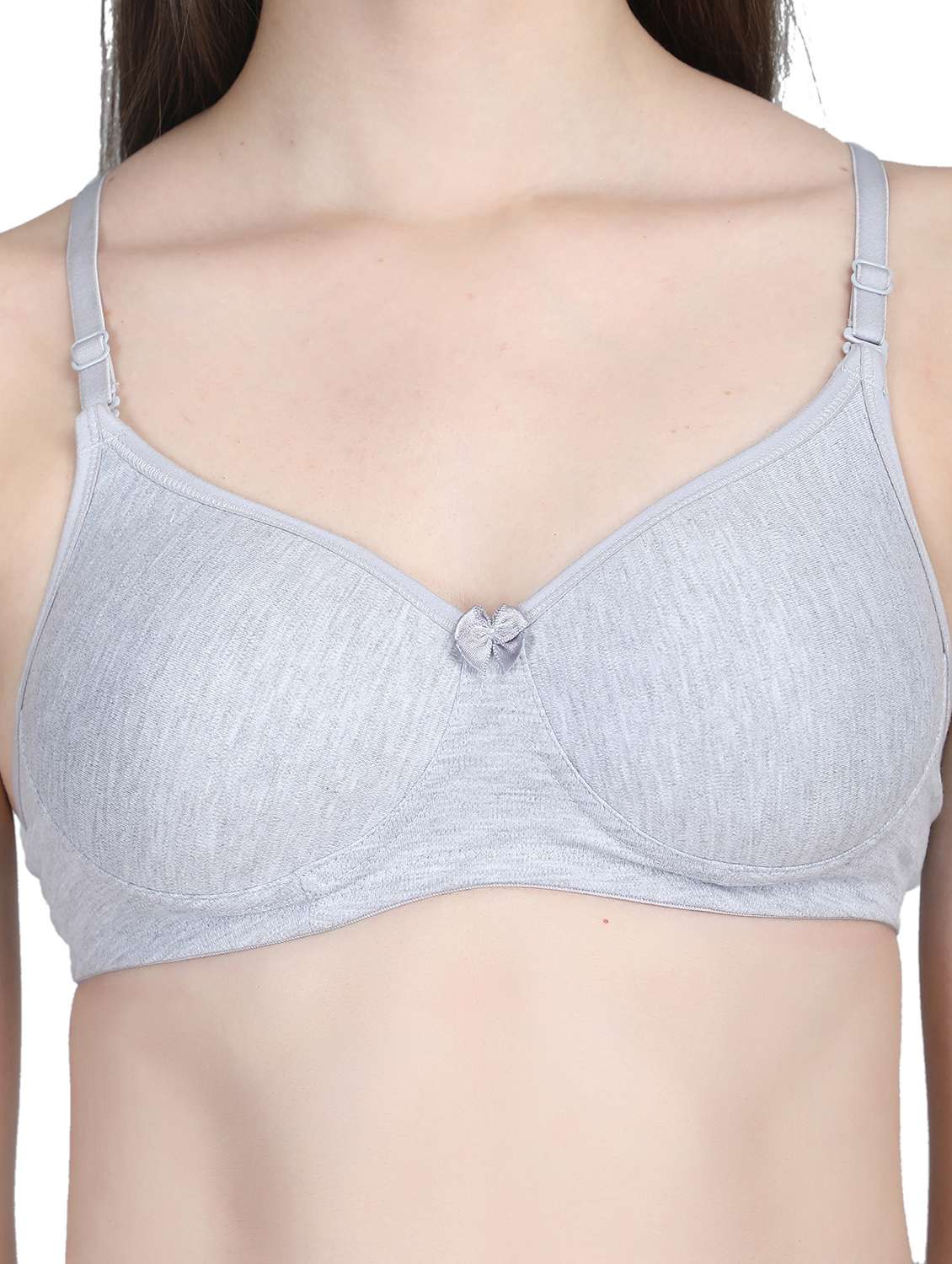 women solid bra and panty set - 22080974 -  Standard Image - 4