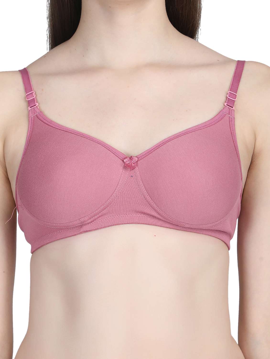 women solid bra and panty set - 22080979 -  Standard Image - 4