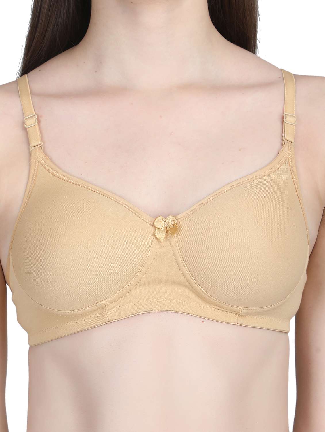 women solid bra and panty set - 22080981 -  Standard Image - 4