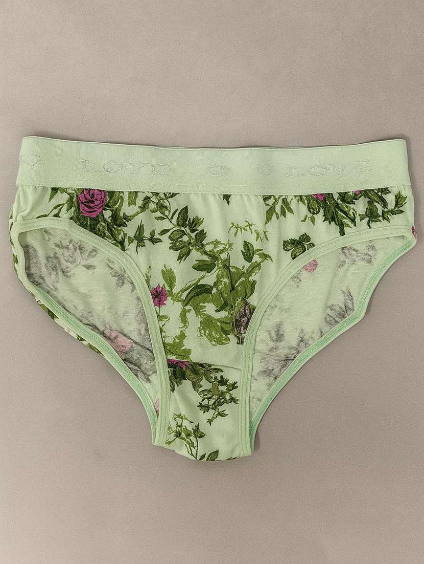 women pack of 3 printed mid rise hipster panty - 22080989 -  Standard Image - 1