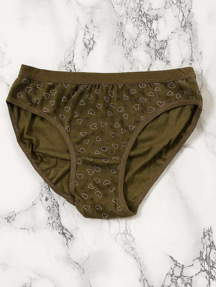 women pack of 3 printed mid rise hipster panty - 22081002 -  Standard Image - 1