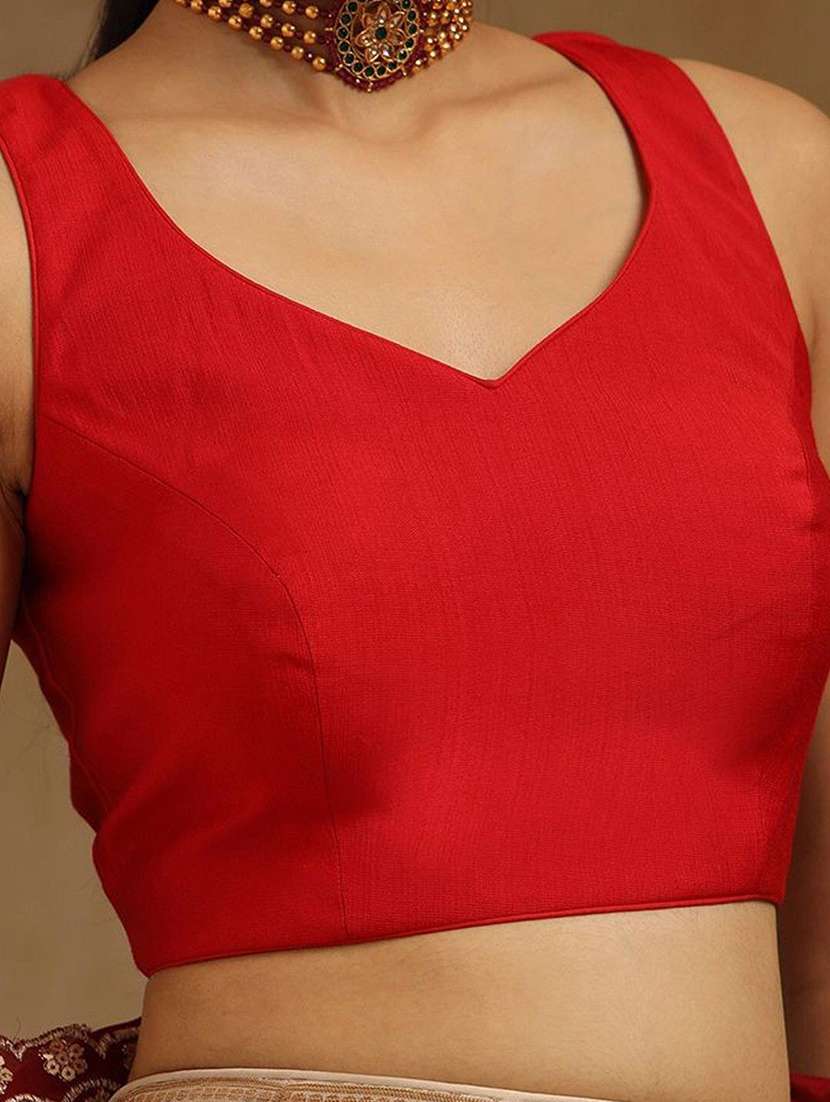 women solid sleeveless stitched blouse - 22081511 -  Standard Image - 4