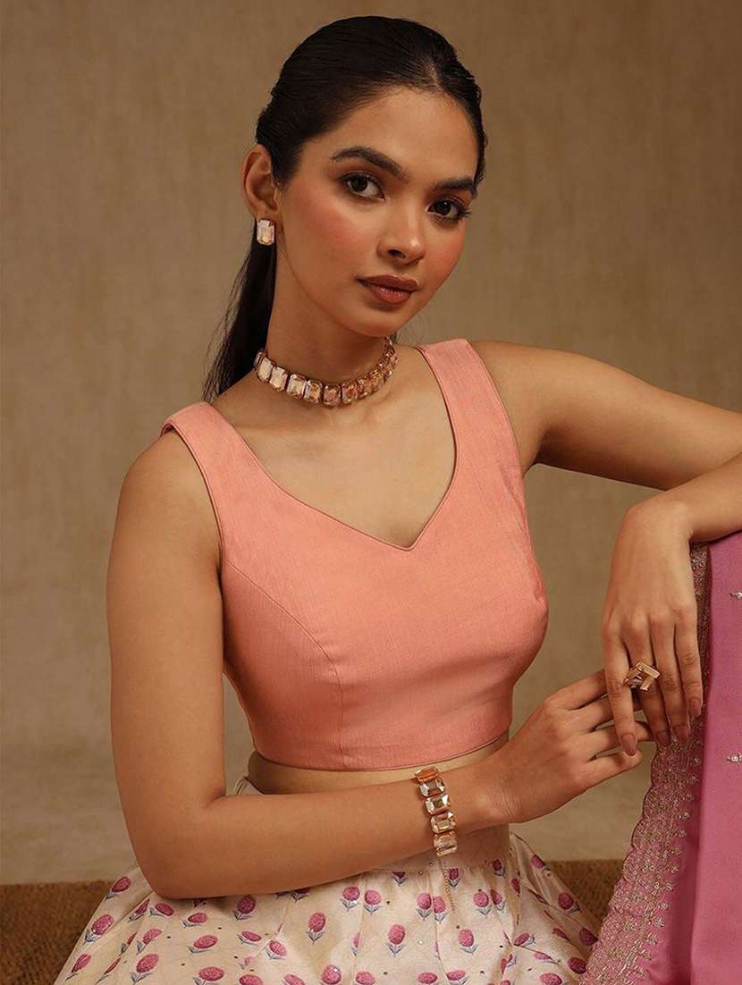 women solid sleeveless stitched blouse - 22081513 -  Standard Image - 4