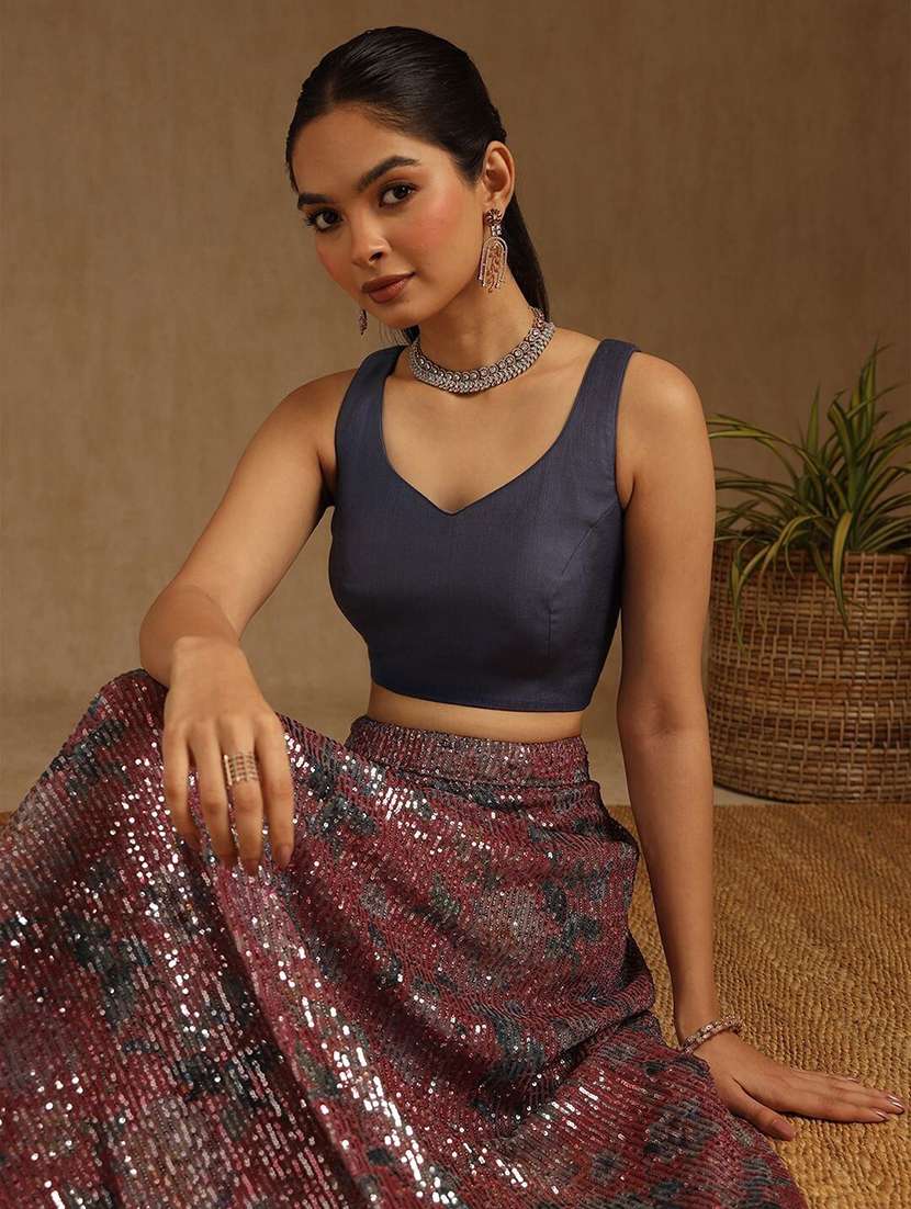 women solid sleeveless stitched blouse - 22081518 -  Standard Image - 1