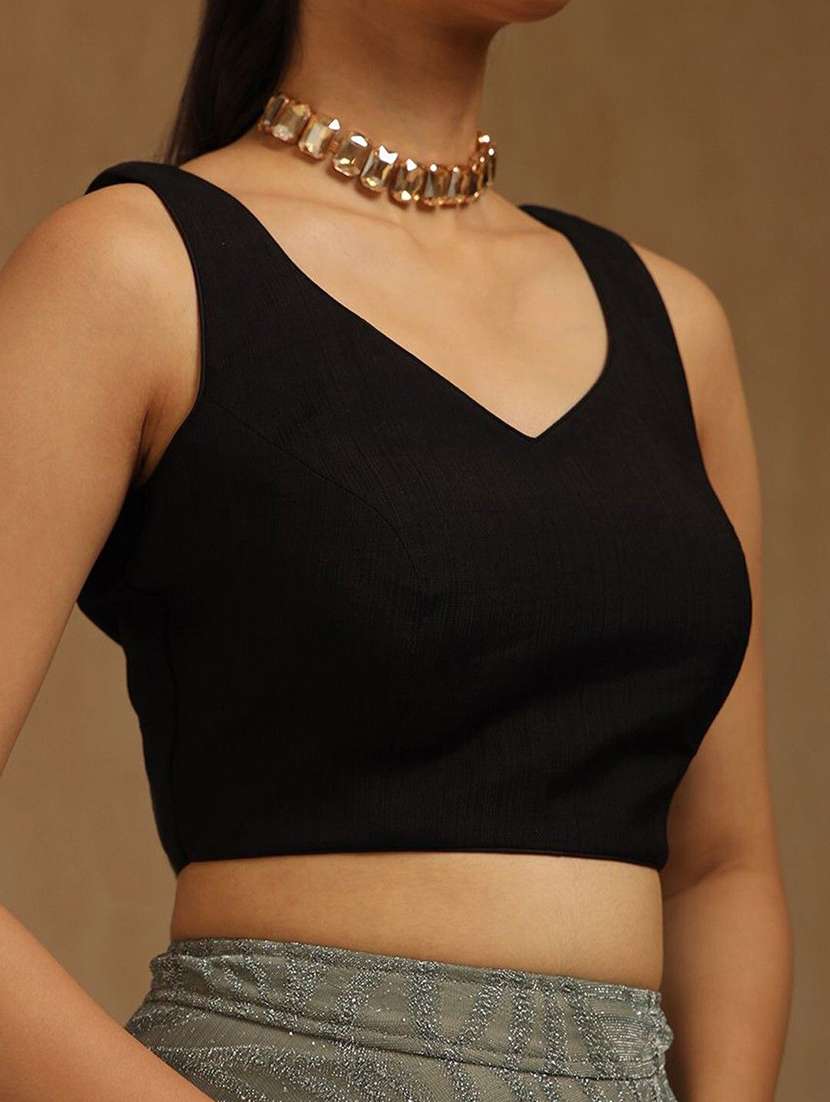 women solid sleeveless stitched blouse - 22081521 - Standard Image - 4