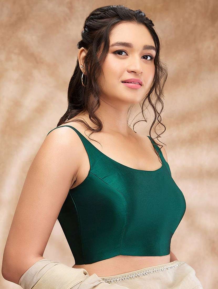 women solid sleeveless stitched blouse - 22081536 - Standard Image - 1