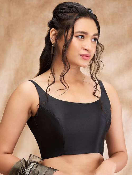 women solid sleeveless stitched blouse - 22081540 - Standard Image - 0