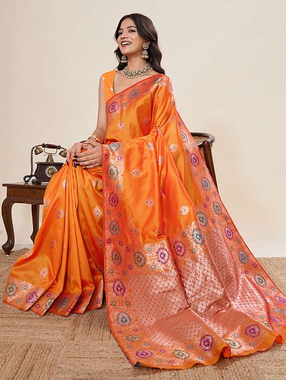 women self design banarasi saree with blouse - 22082210 -  Standard Image - 1
