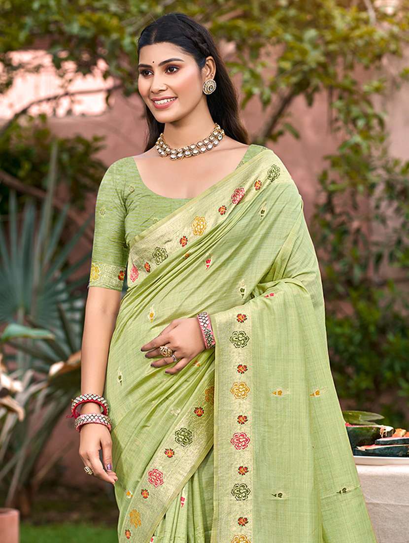 women self design assam silk saree with blouse - 22082253 -  Standard Image - 1