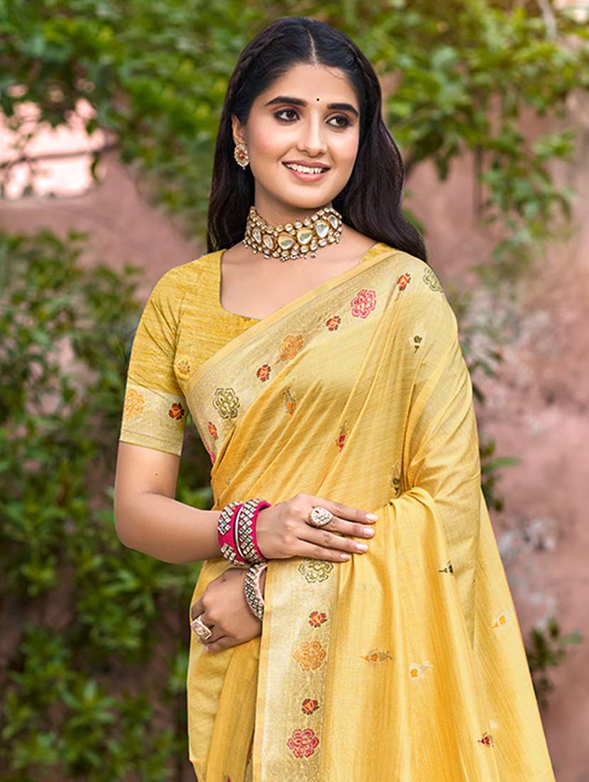 women self design assam silk saree with blouse - 22082255 -  Standard Image - 1