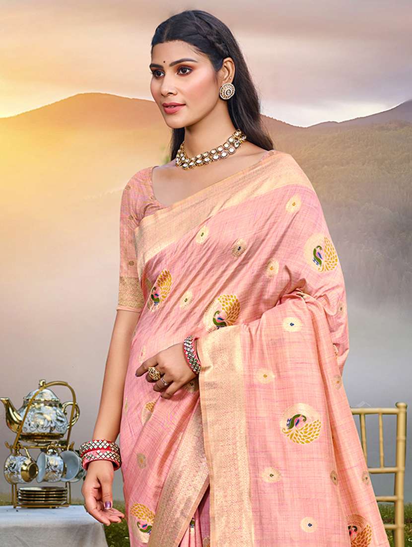 women self design assam silk saree with blouse - 22082259 -  Standard Image - 1