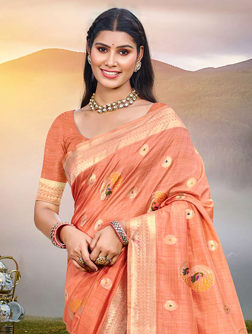 women self design assam silk saree with blouse - 22082262 -  Standard Image - 1