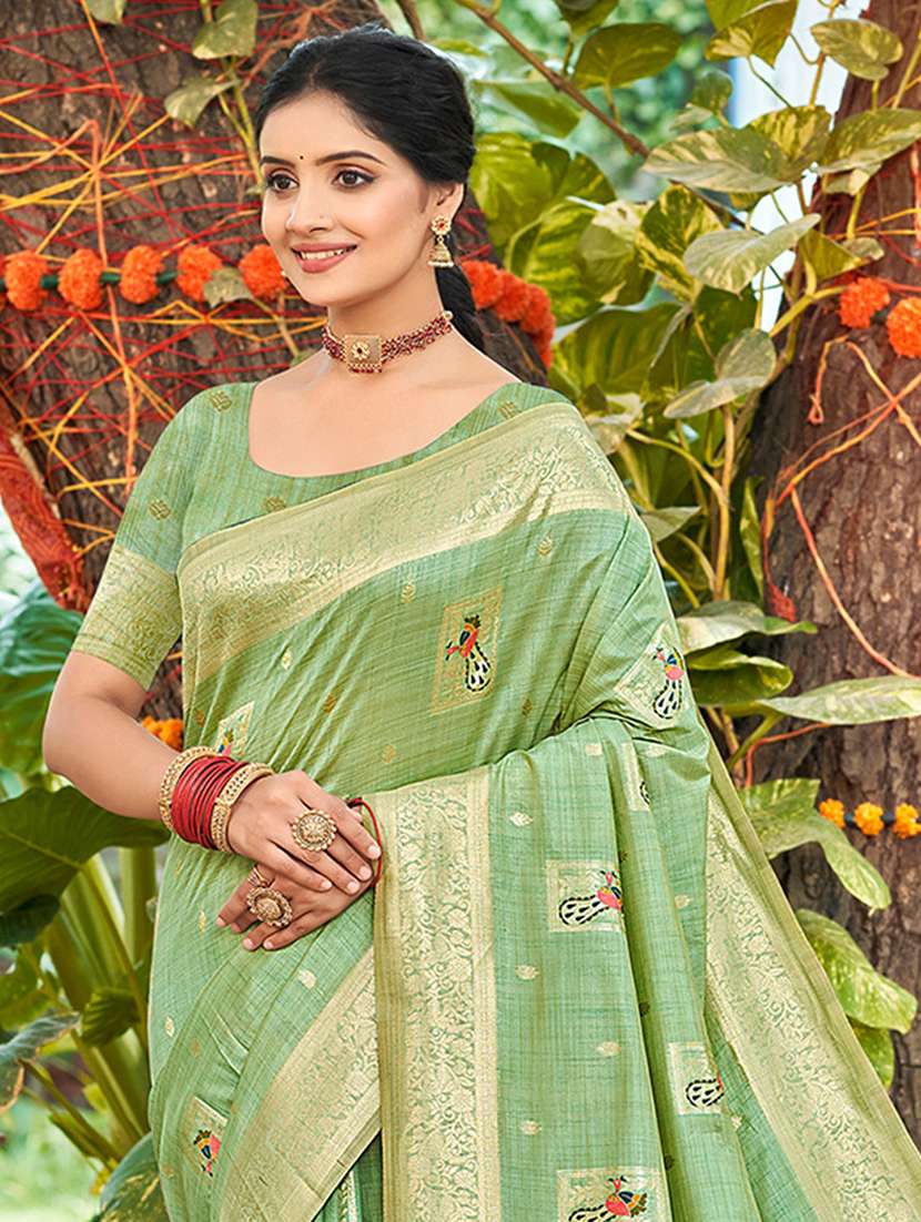 women self design assam silk saree with blouse - 22082265 -  Standard Image - 1