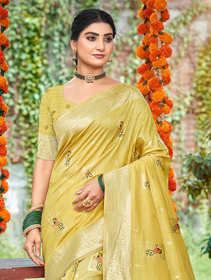 women self design assam silk saree with blouse - 22082267 -  Standard Image - 1