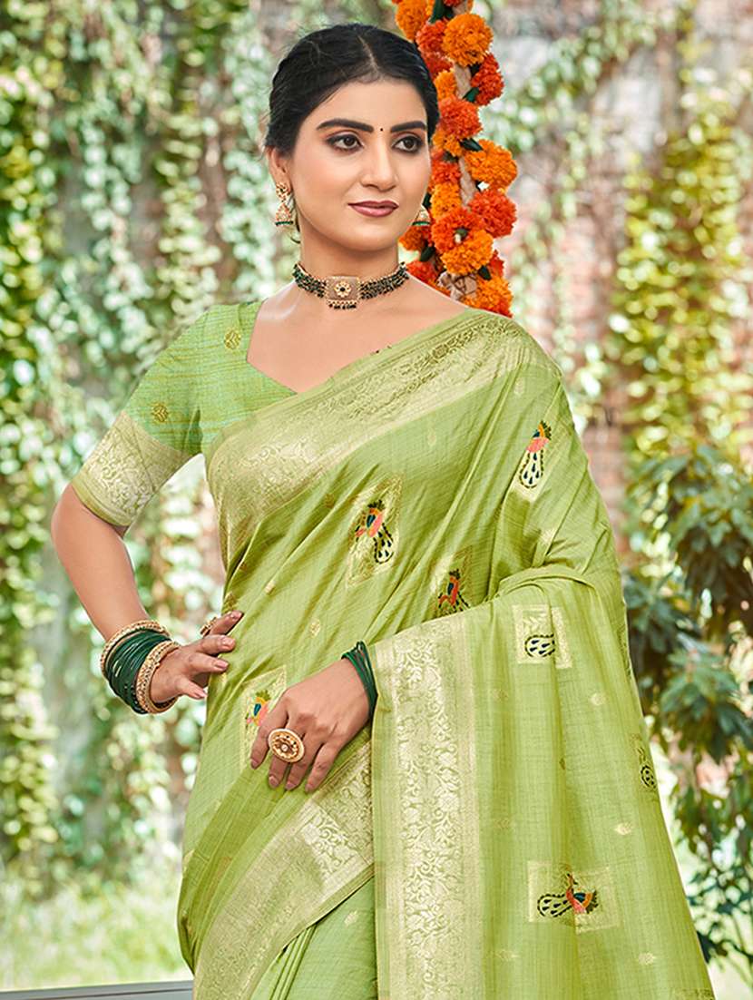 women self design assam silk saree with blouse - 22082268 -  Standard Image - 1