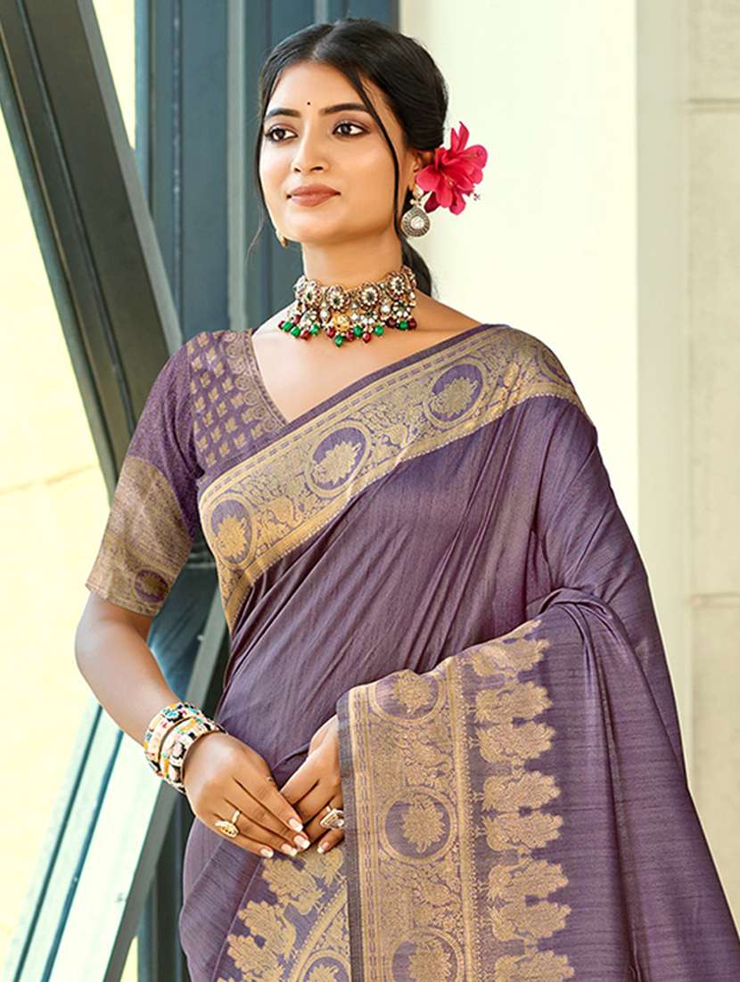 women self design kanjivaram saree with blouse - 22082321 -  Standard Image - 1