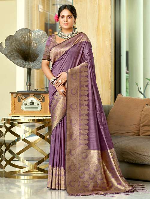 women self design kanjivaram saree with blouse - 22082323 - Standard Image - 0