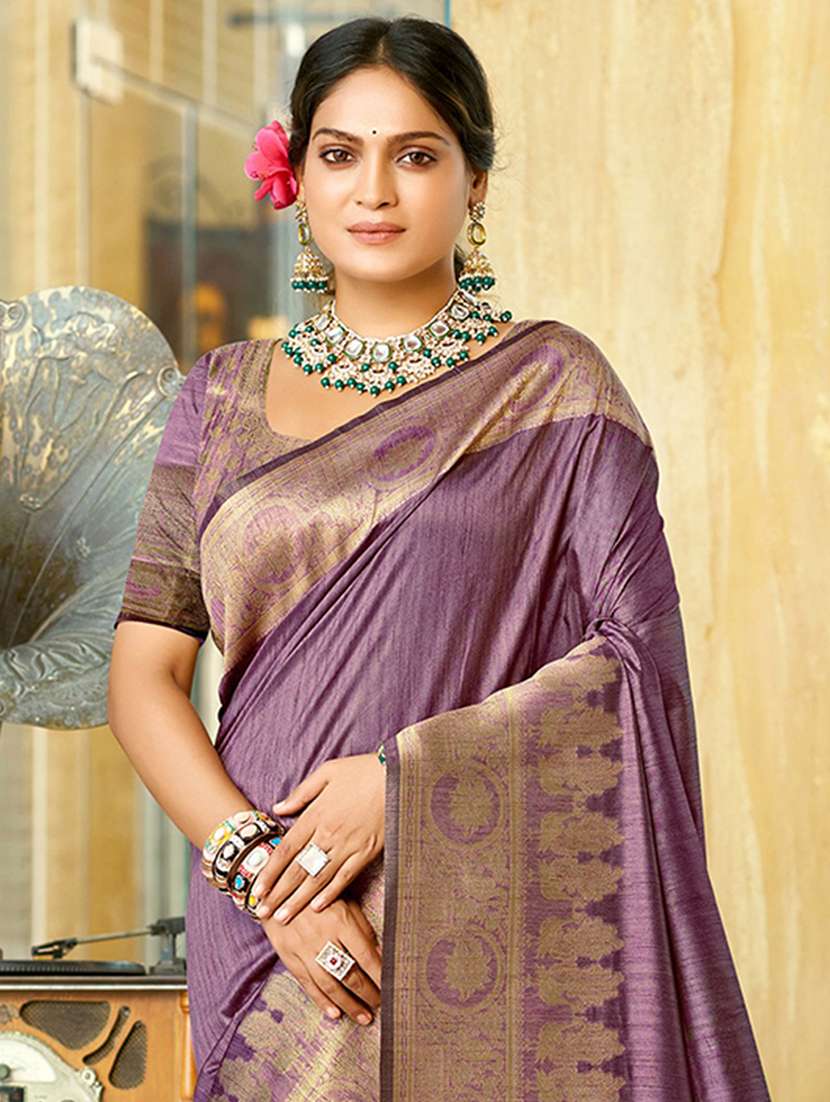 women self design kanjivaram saree with blouse - 22082323 -  Standard Image - 1