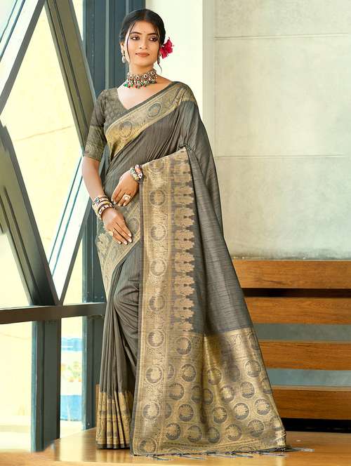 women self design kanjivaram saree with blouse - 22082324 - Standard Image - 0